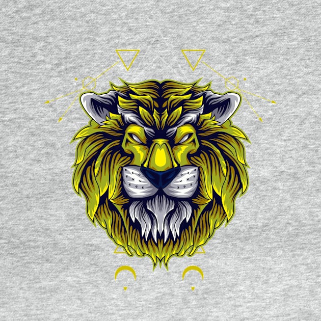lion head design by SHINIGAMII